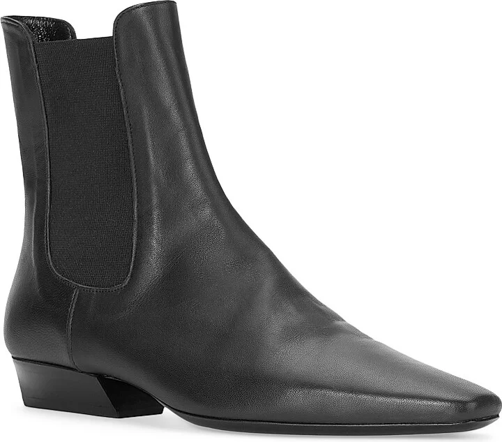 Women's Wally 25MM Leather Chelsea Boots - Black - Size 5 - Image 2