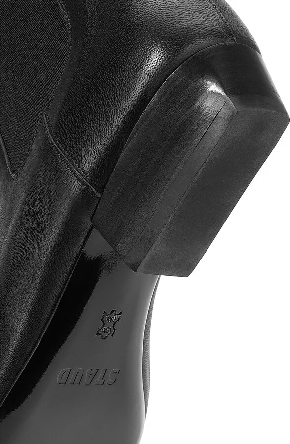 Women's Wally 25MM Leather Chelsea Boots - Black - Size 5 - Image 5