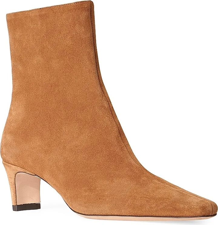 Women's Wally 45MM Suede Ankle Boots - Tan - Size 5 - Image 2