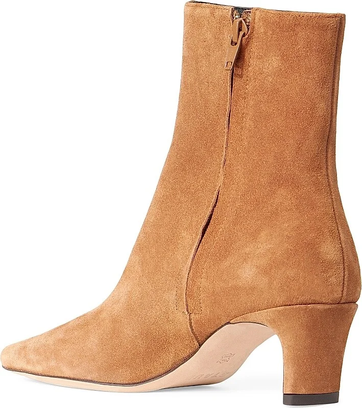 Women's Wally 45MM Suede Ankle Boots - Tan - Size 5 - Image 3