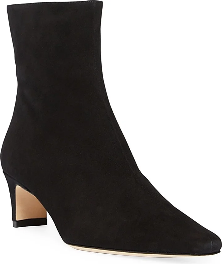 Women's Wally 45MM Suede Ankle Boots - Tan - Size 5 - Image 4