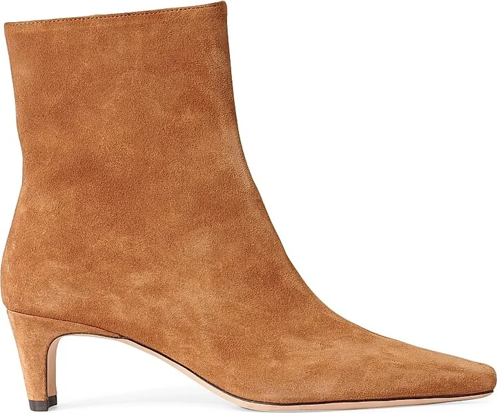 Women's Wally 45MM Suede Ankle Boots - Tan - Size 5