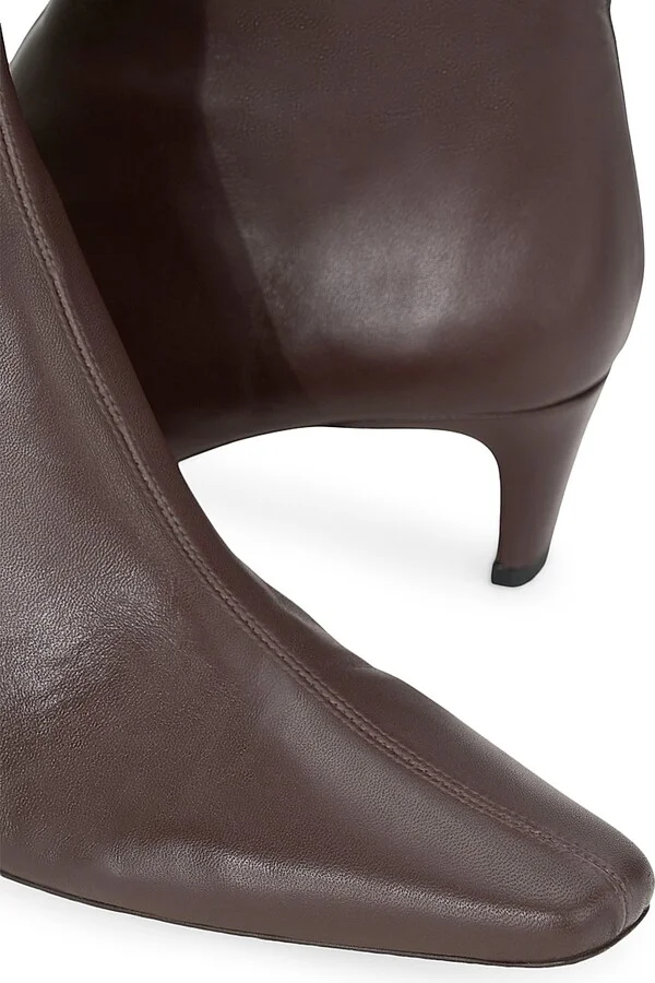 Women's Wally 55MM Leather Over-The-Knee Boots - Espresso - Size 5 - Image 3