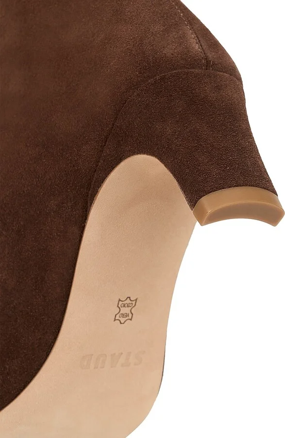Women's Wally 55MM Leather Over-The-Knee Boots - Espresso - Size 5 - Image 5