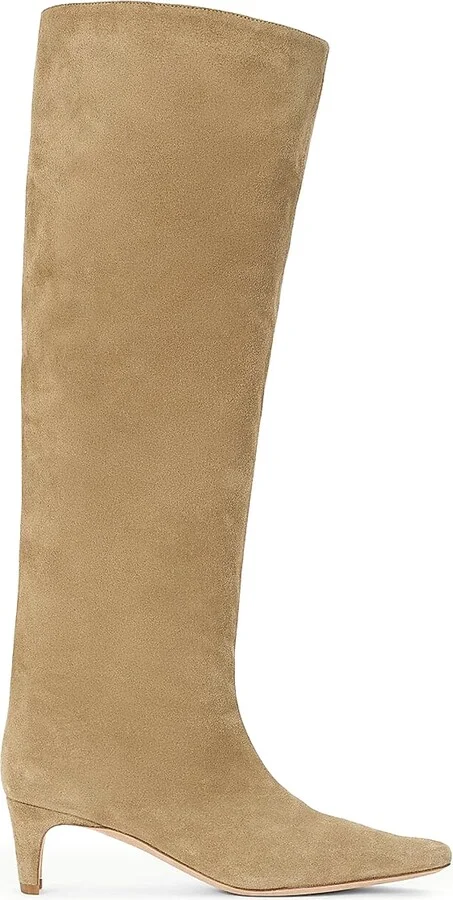 Women's Wally 55MM Suede Boots - Dune - Size 5.5