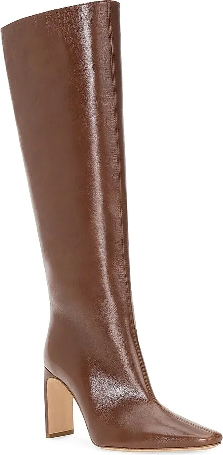 Women's Wally 90MM Leather Boots - Black - Size 6 - Image 6
