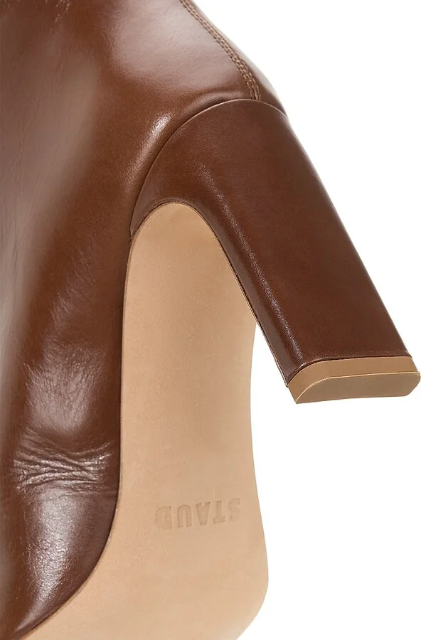 Women's Wally 90MM Leather Boots - Black - Size 6 - Image 9