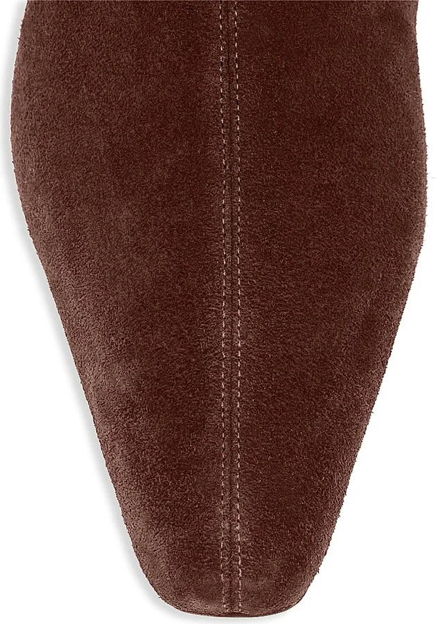 Women's Wally Suede Knee-High Boots - Black - Size 6 - Image 10