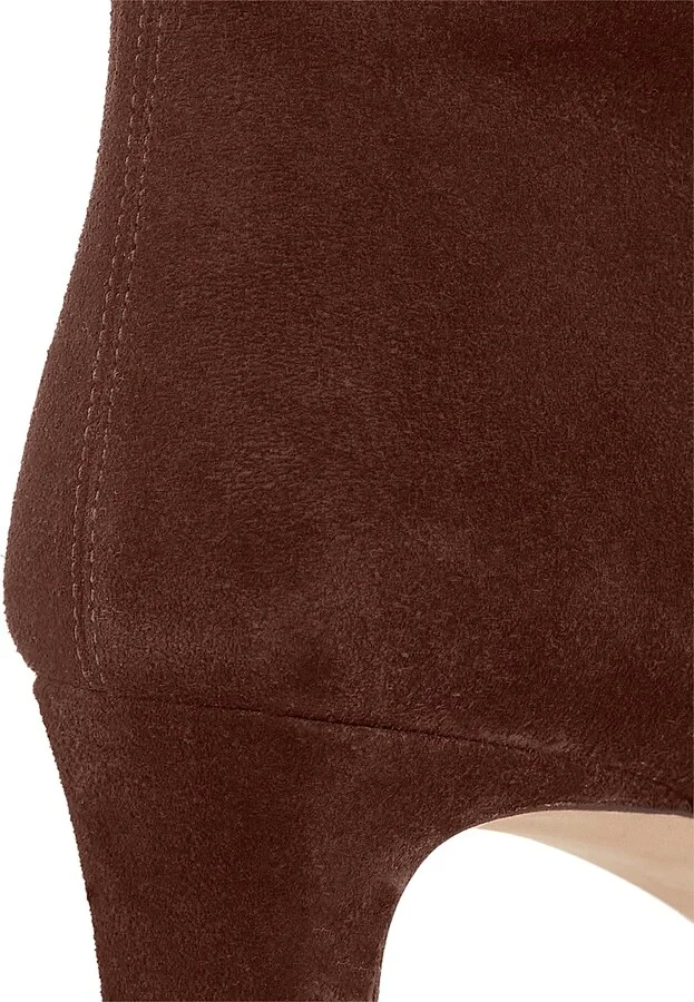 Women's Wally Suede Knee-High Boots - Black - Size 6 - Image 11