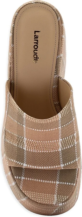 Women's Wanda 145MM Plaid Platform Mules - Size 6 - Image 5
