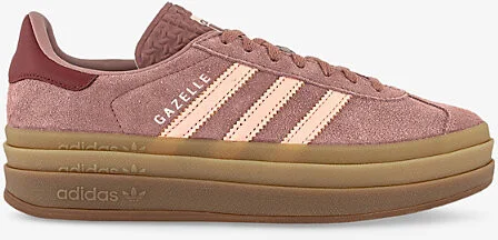 Womens Warm Clay Clear Orange P Gazelle Bold Suede Low-Top Trainers Eur 36 / 3 Uk Women