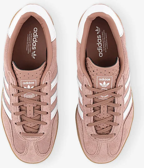 Womens Warm Clay White Gum Gazelle Indoor Suede Trainers Eur 36 / 3 Uk Women - Image 2
