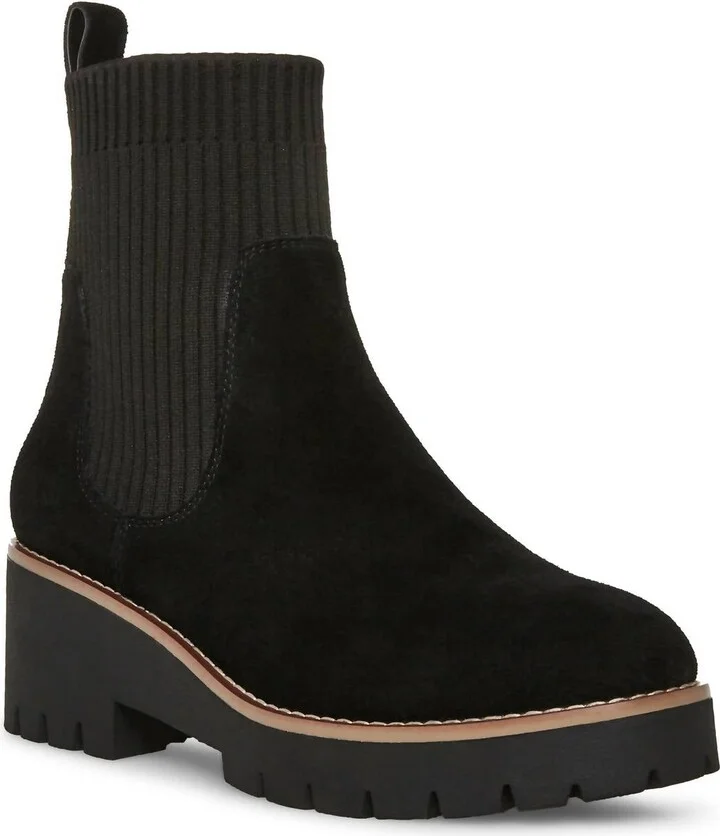 Women's Waterproof Darren Bootie In Black Suede