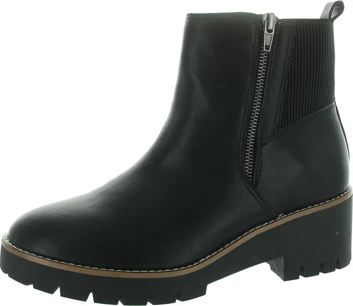 Womens Waterproof Leather Ankle Boots