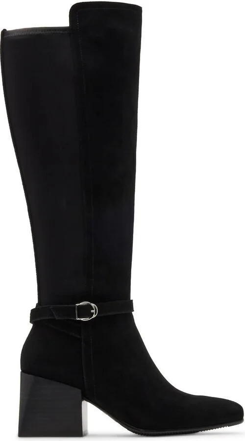 Women's Waterproof Twyla Boot In Black Suede