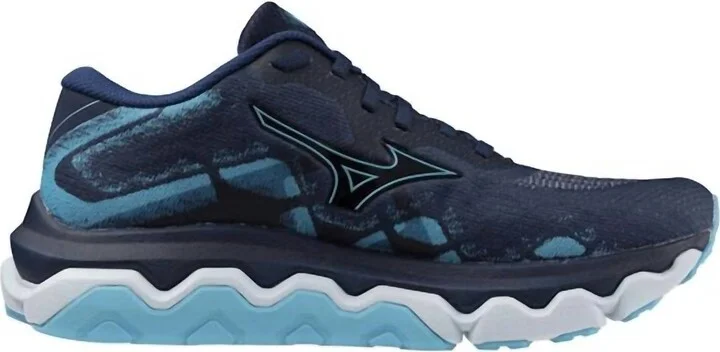 Women's Wave Horizon 7 Running Shoes In Federal Blue-White