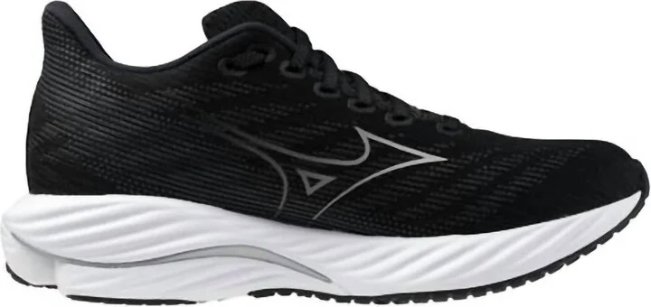 Women's Wave Rider 28 Shoes In Black-Harbor Mist