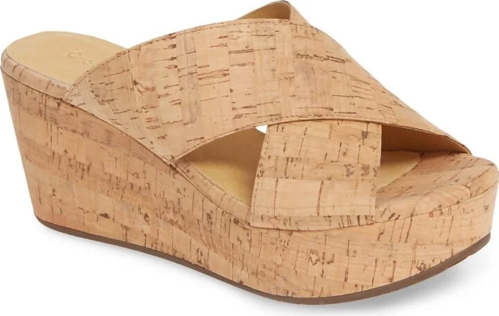 Women's Wayland Platform Wedge In Cork