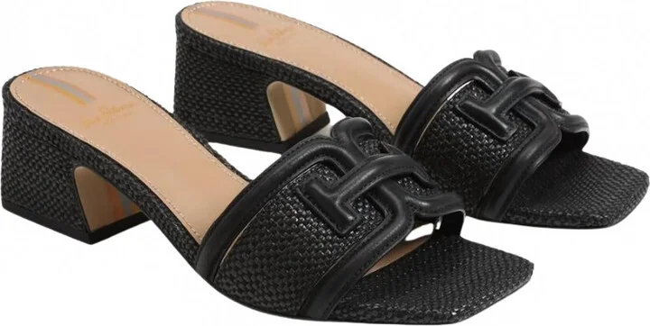 Women's Waylon Block Heel Slide In Black