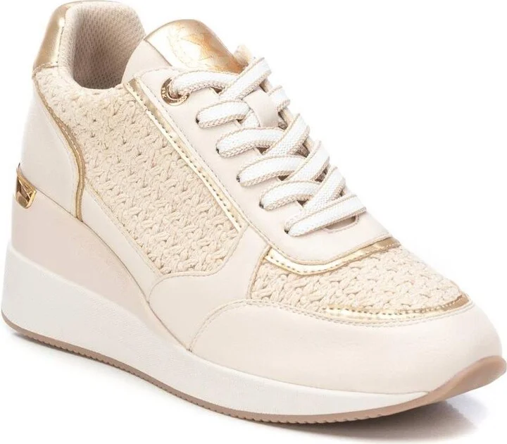 Women's Wedge Braided Sneakers By Xti - Image 2
