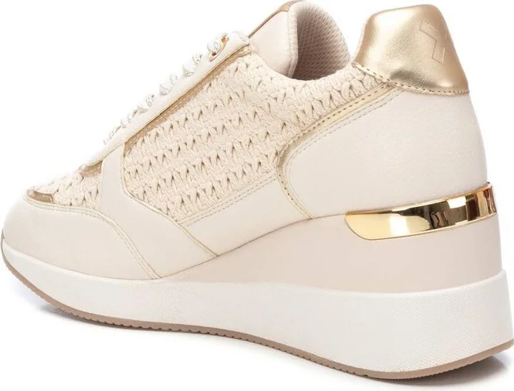 Women's Wedge Braided Sneakers By Xti - Image 4