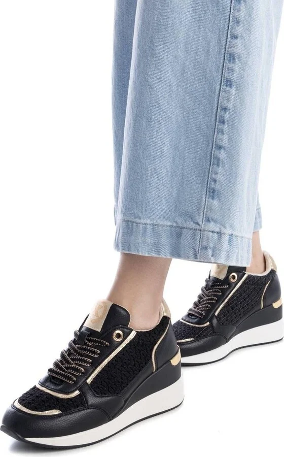 Women's Wedge Braided Sneakers By Xti - Image 7