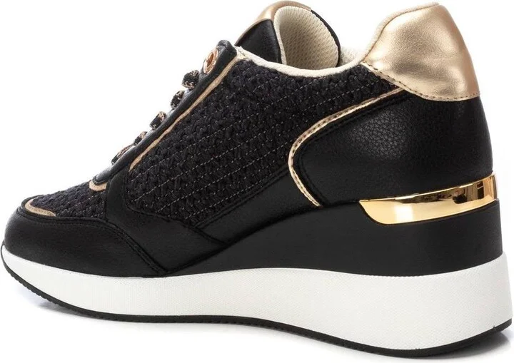 Women's Wedge Braided Sneakers By Xti - Image 8