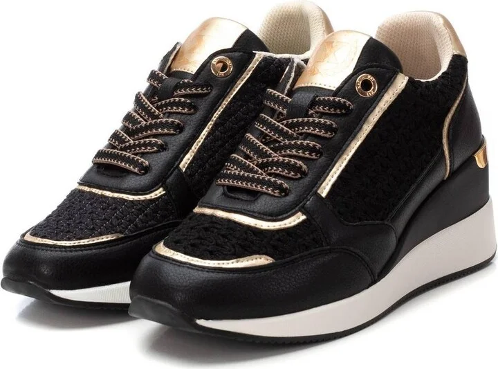 Women's Wedge Braided Sneakers By Xti - Image 9
