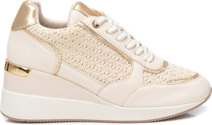 Women's Wedge Braided Sneakers By XTI