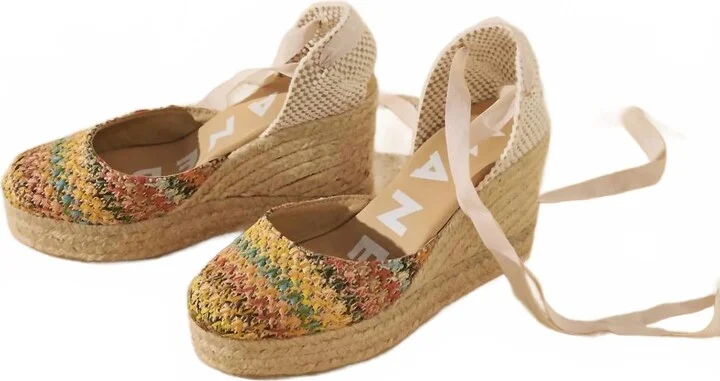 Women's Wedge Espadrilles In Multicolor