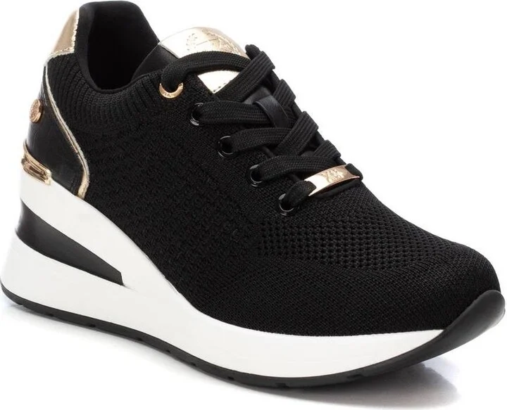 Women's Wedge Lace-Up Sneakers By Xti - Image 2