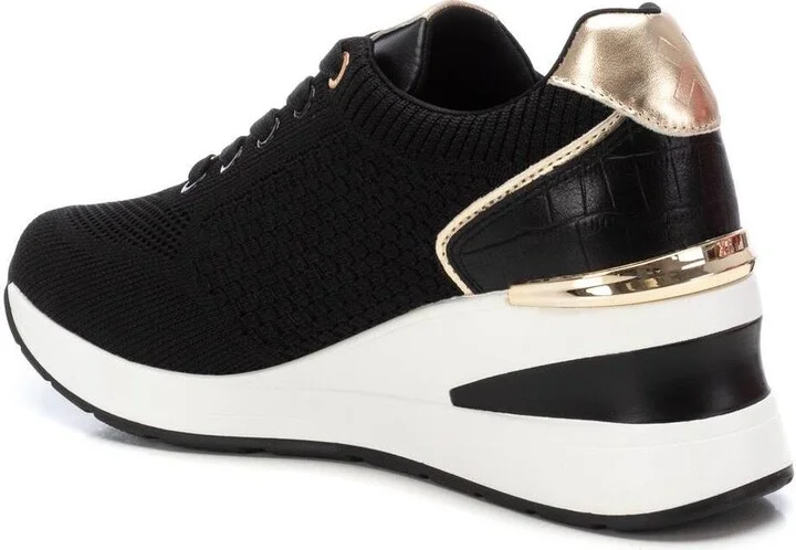 Women's Wedge Lace-Up Sneakers By Xti - Image 4