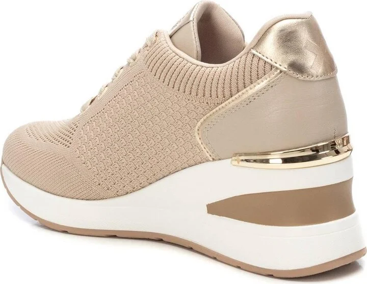 Women's Wedge Lace-Up Sneakers By Xti - Image 8