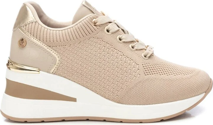 Women's Wedge Lace-Up Sneakers By XTI