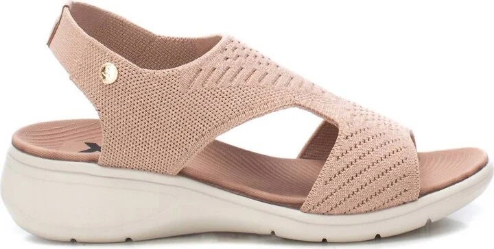 Women's Wedge Sandal In Nude
