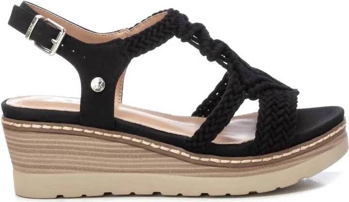 Women's Wedge Sandals In Black