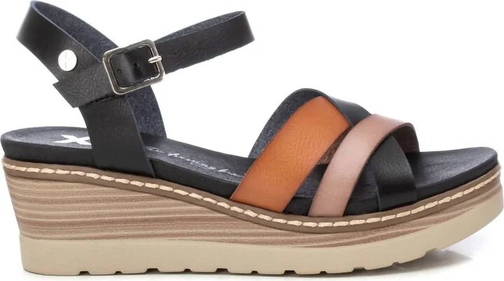 Women's Wedge Sandals In Black