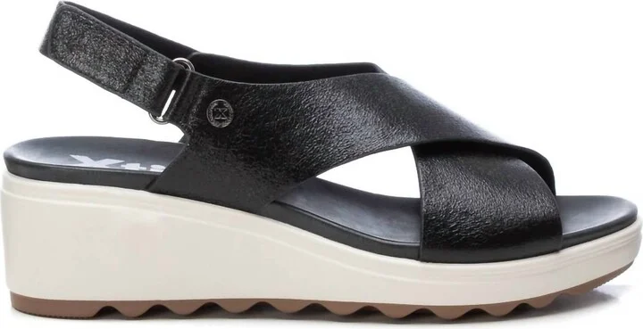 Women's Wedge Sandals In Black