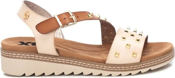Women's Wedge Sandals With Gold Studs