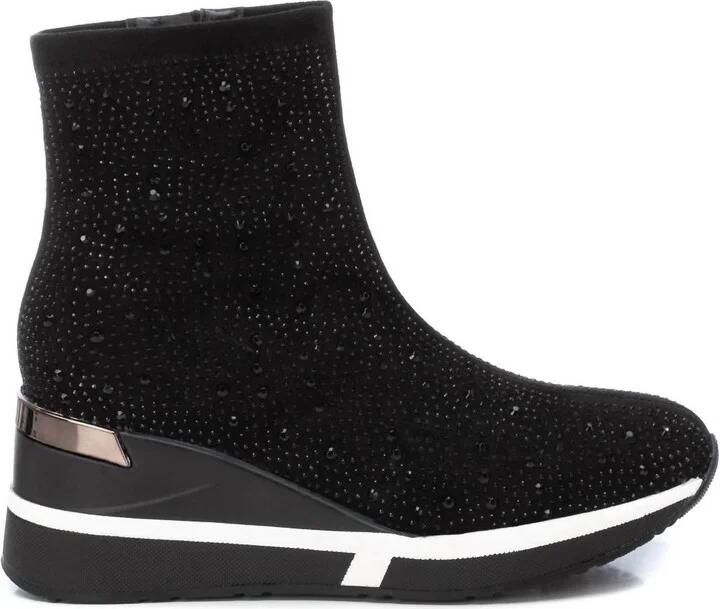Women's Wedge Sport Booties In Black