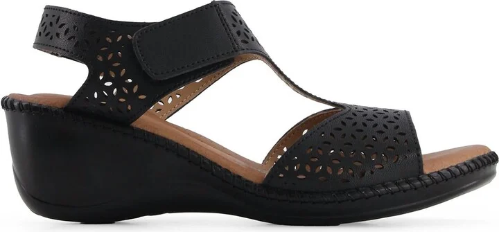 Women's Wedge Ultra Comfort Sandals In Gold