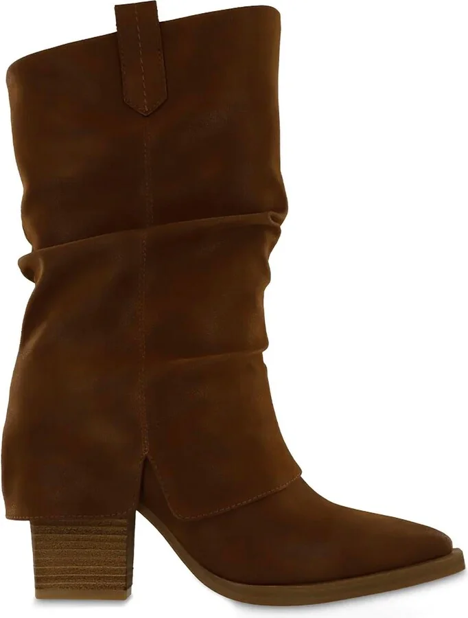 Women's West Boots In Cognac