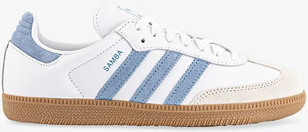 Womens White Alumina Ash Blue Samba Og Leather Low-Top Trainers Eur 36.5 / 3.5 Uk Women