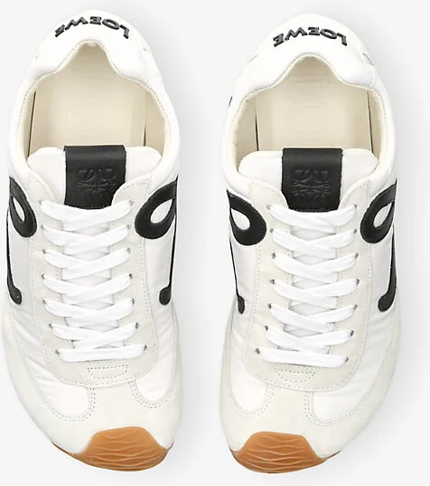 Womens White Ballet Runner 2.0 Low-Top Leather Trainers Eur 39 / 6 Uk Women - Image 2