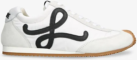 Womens White Ballet Runner 2.0 Low-Top Leather Trainers Eur 39 / 6 Uk Women