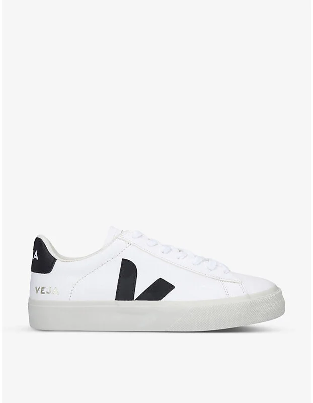 Womens White/Blk Women's Campo Leather and Suede Low-Top Trainers Eur 42/ 9 Uk Women
