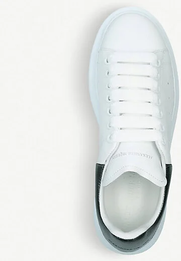 Womens White/Blk Women's Runway Leather Platform Trainers Eur 34 / 1 Uk Women - Image 2