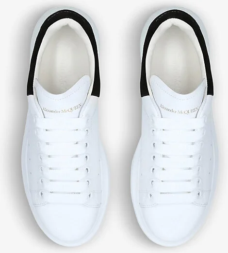 Womens White/Blk Women's Runway Leather Trainers Eur 37 / 4 Uk Women - Image 2