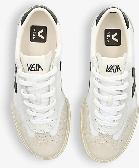 Womens White/Blk Women's Volley Logo-Embroidered Canvas Low-Top Trainers Eur 40 / 7 Uk Women - Image 2