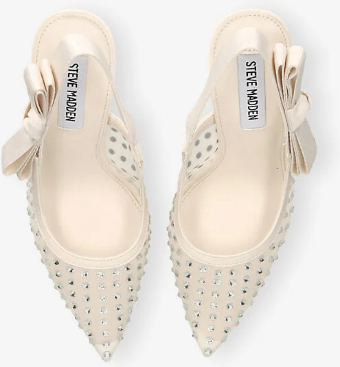 Womens White Brylie-R Mesh Slingback Courts Eur 36 / 3 Uk Women - Image 2